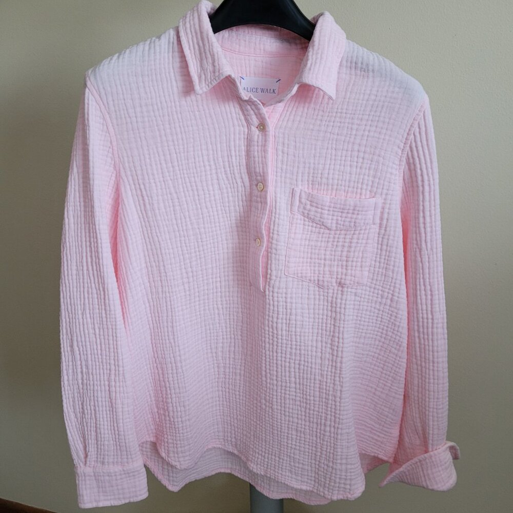 Alice Walk Cloud Organic Cotton Triple Gauze Top